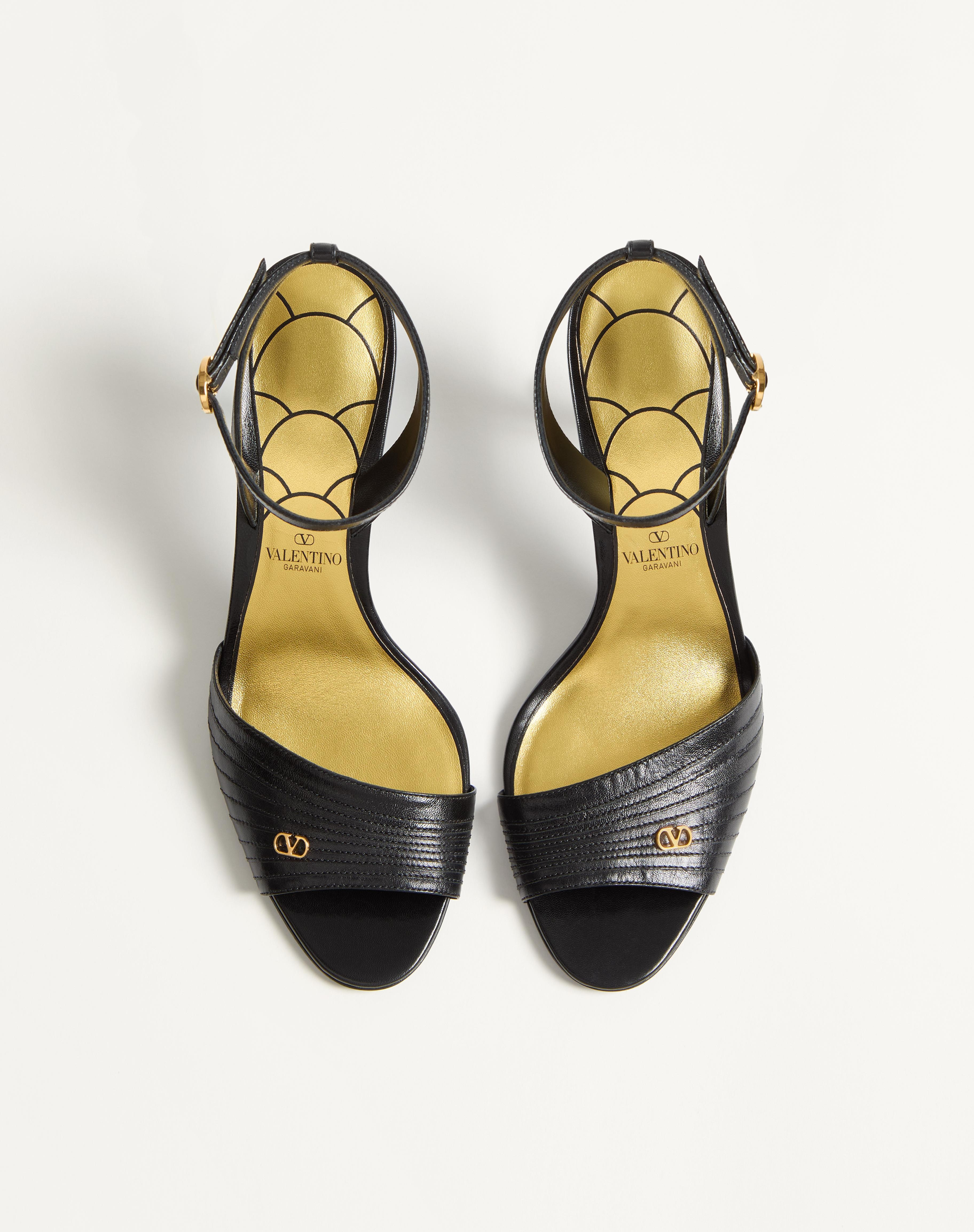 LADYCRUSH SANDAL IN KIDSKIN 85MM - 4
