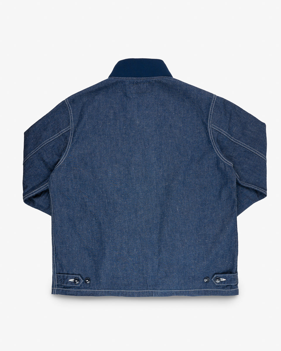 IHJ-146-IND 10oz Nep Denim Windbreaker - Indigo - 3