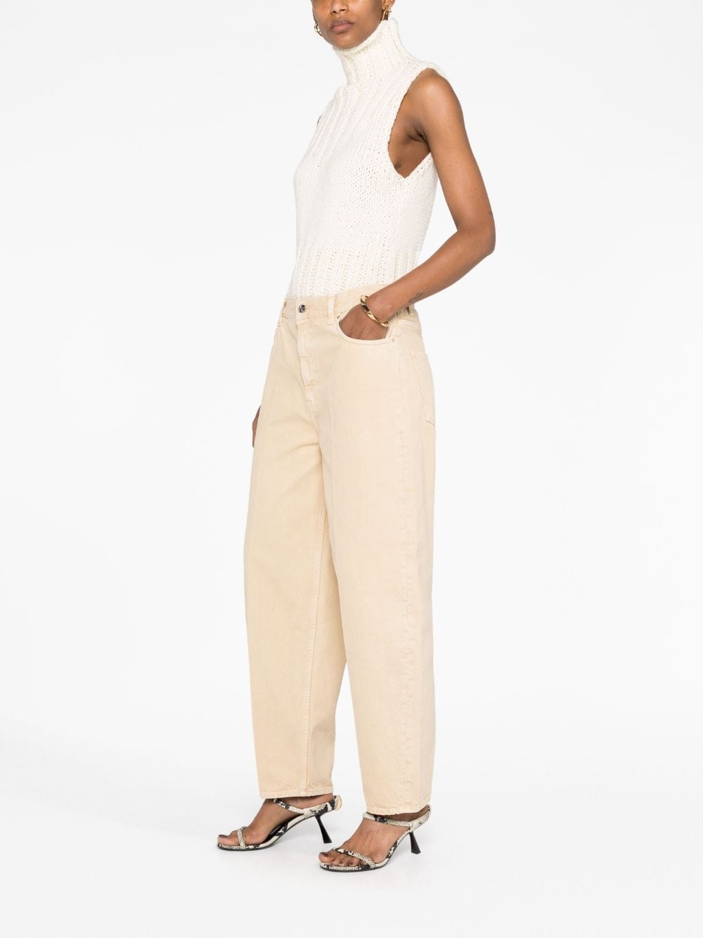 high-rise boyfriend jeans - 4