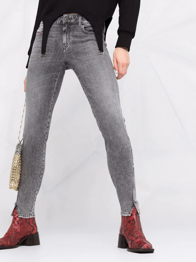 high-rise D-Jevel slim jeans 5