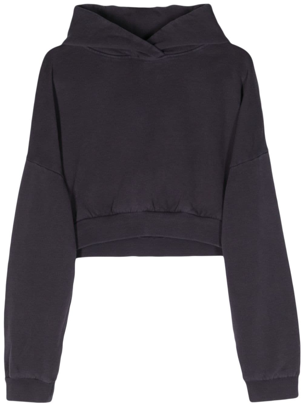 Heavy cropped hoodie - 1