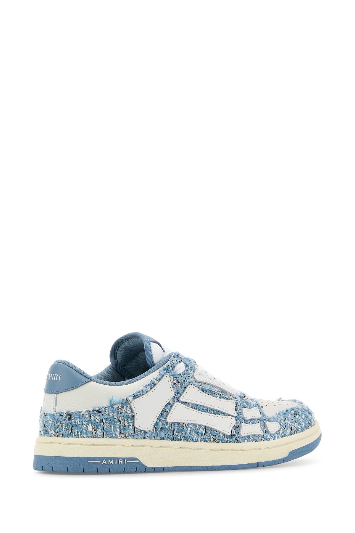 Tow-tone boucle Skel sneakers - 3