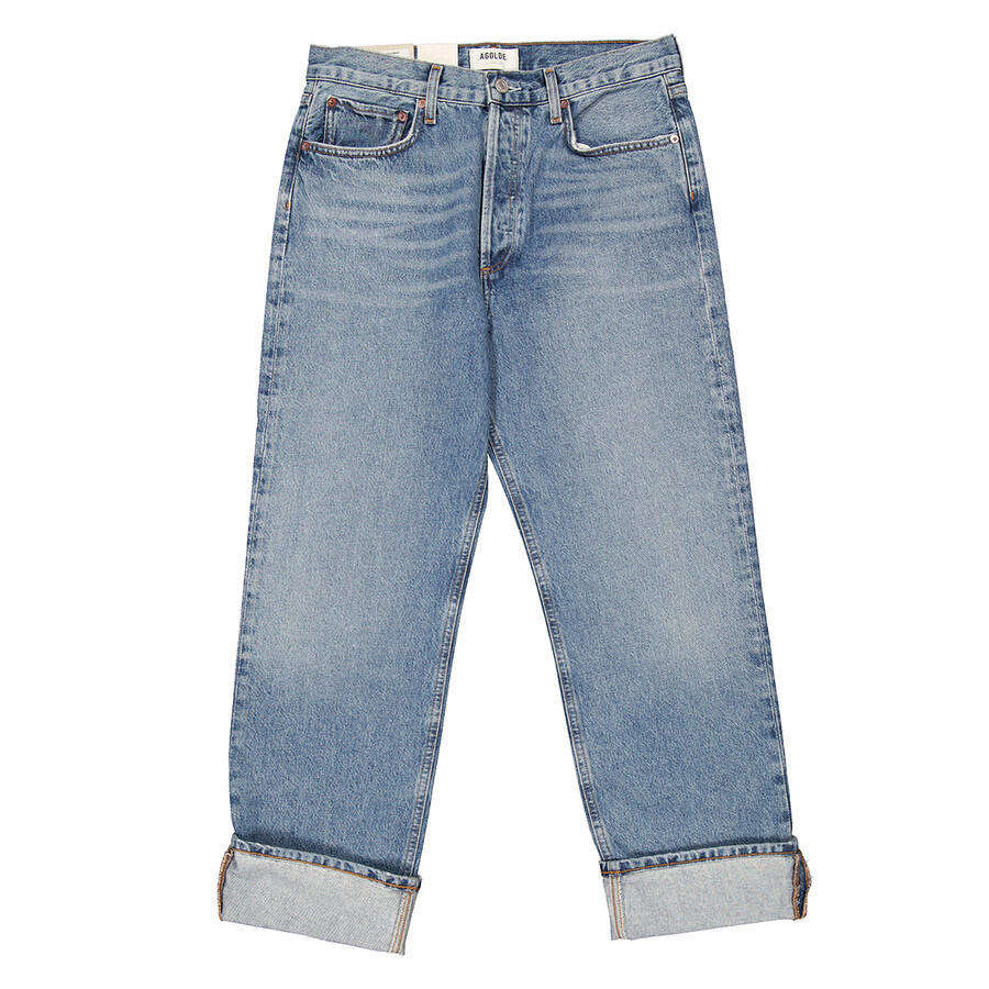 Agolde Ladies Fran Invention Low Slung Straight Jeans - 5