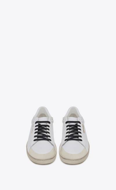 SAINT LAURENT court classic sl/39 sneakers in perforated leather outlook