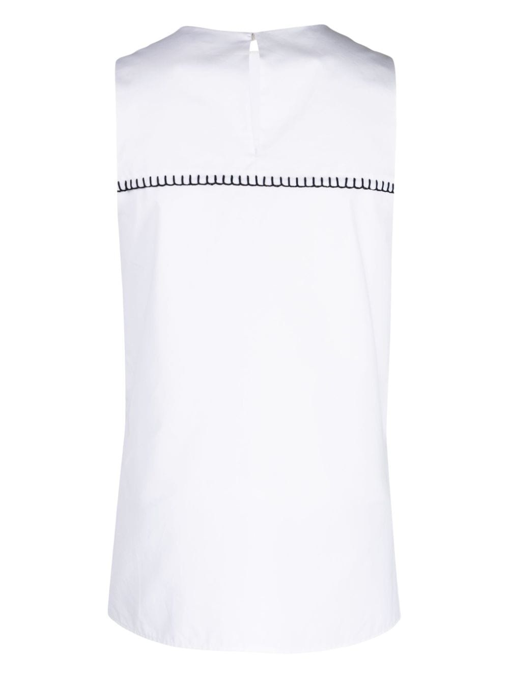 Plein Air sleeveless cotton blouse - 2