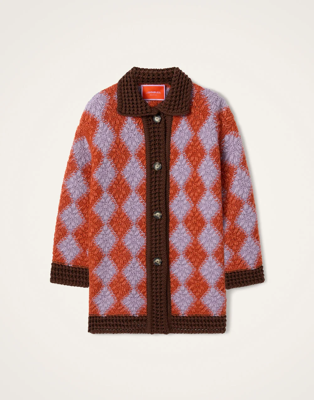 Crochet Bowling Cardigan - 1