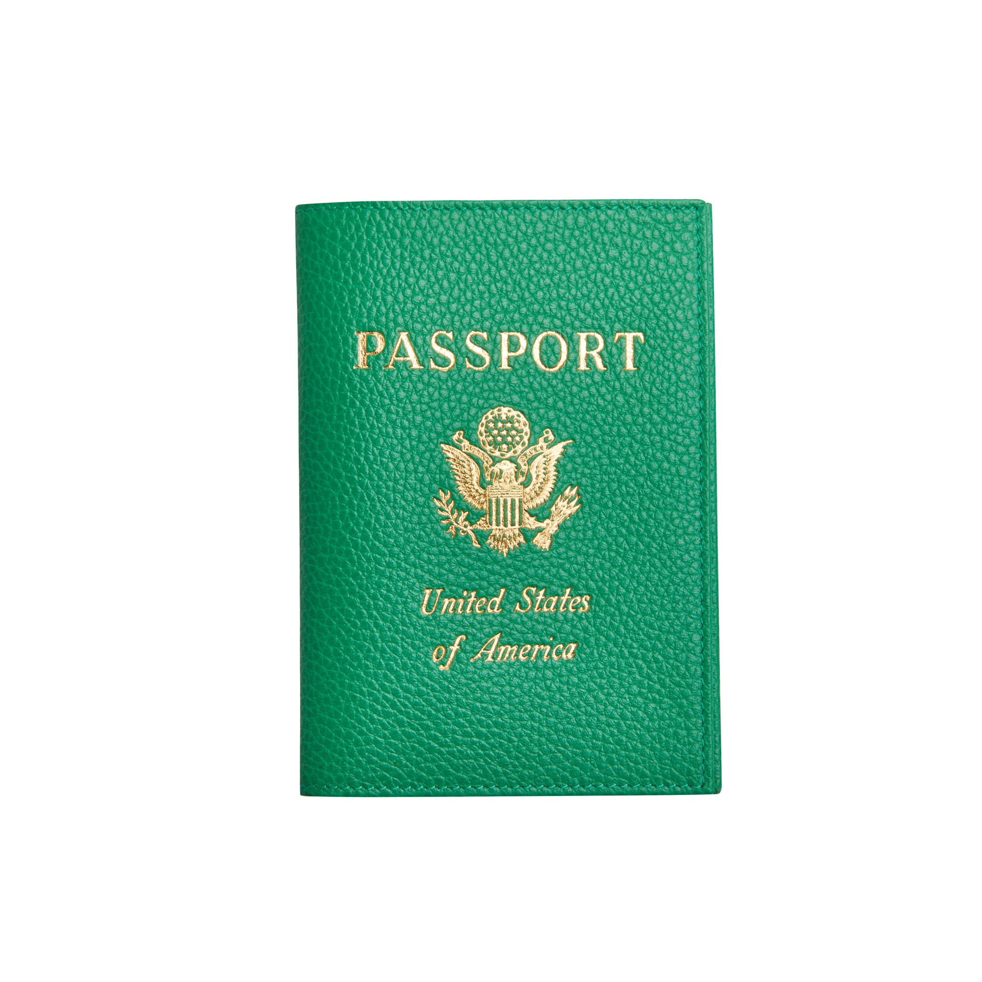 Le Foulonné Passport cover Lawn - Leather - 1