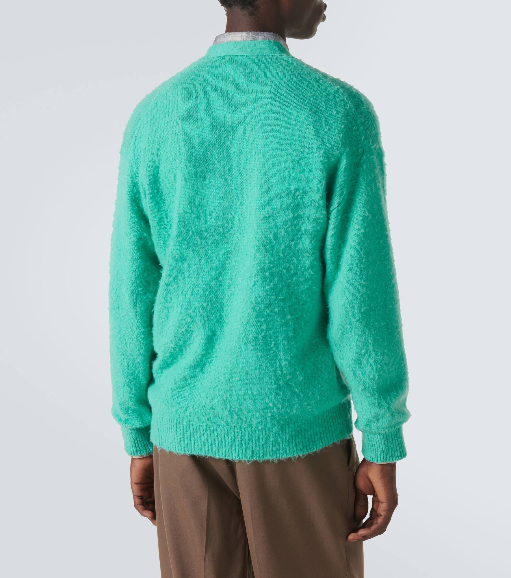 Cashmere, wool, and silk cardigan - 4