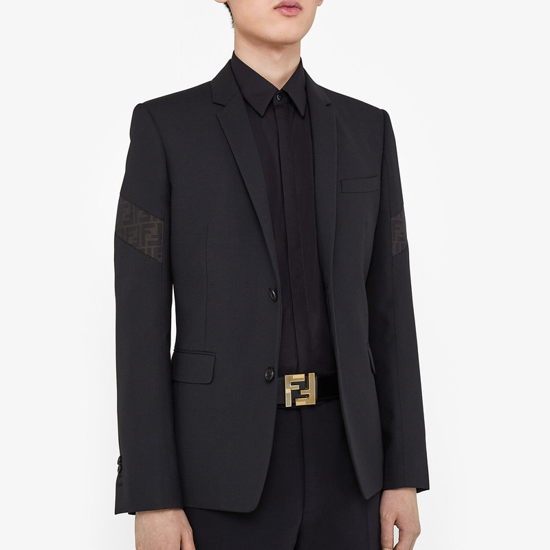 Black leather belt 3