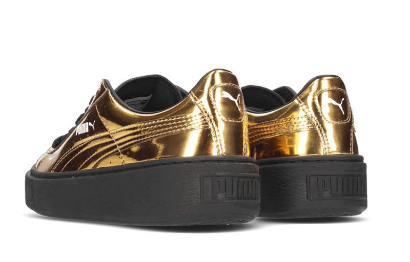 PUMA (WMNS) PUMA Basket Platform 'Metallic Gold' 362339-04 outlook