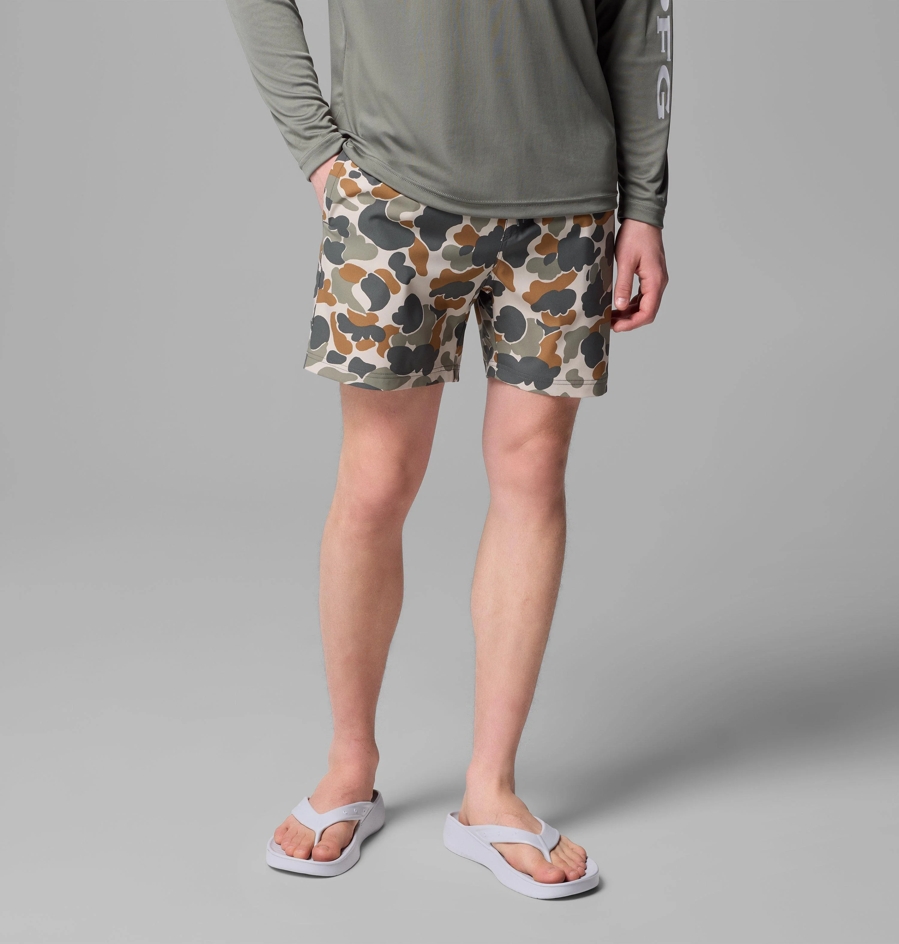 Men's PFG Rambler Printed Water Shorts - 1