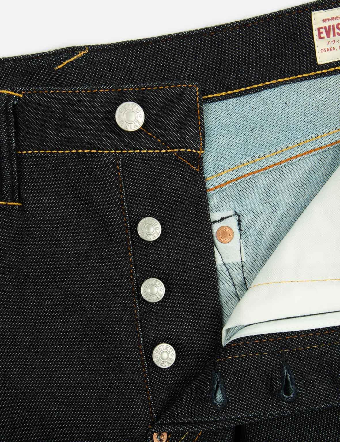 SEAGULL AND GODHEAD EMBROIDERY CROPPED FIT JEANS #2027 - 12