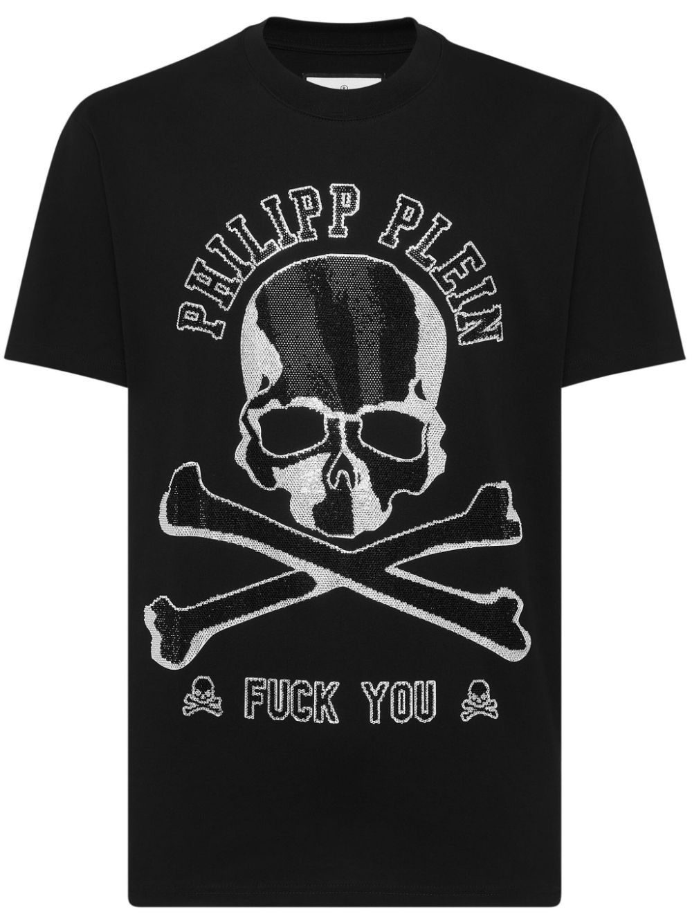 skull-print cotton T-shirt - 1