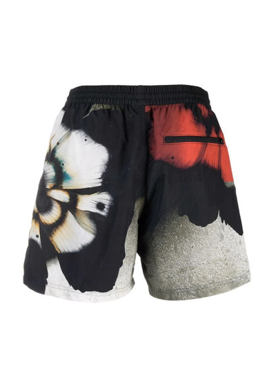 Y-3 floral-print logo swim shorts outlook