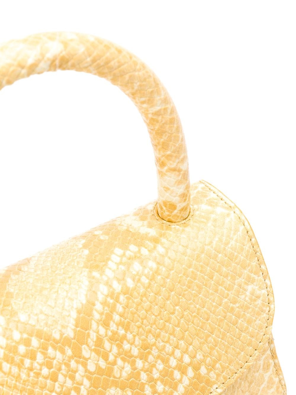 snakeskin mini bag - 4