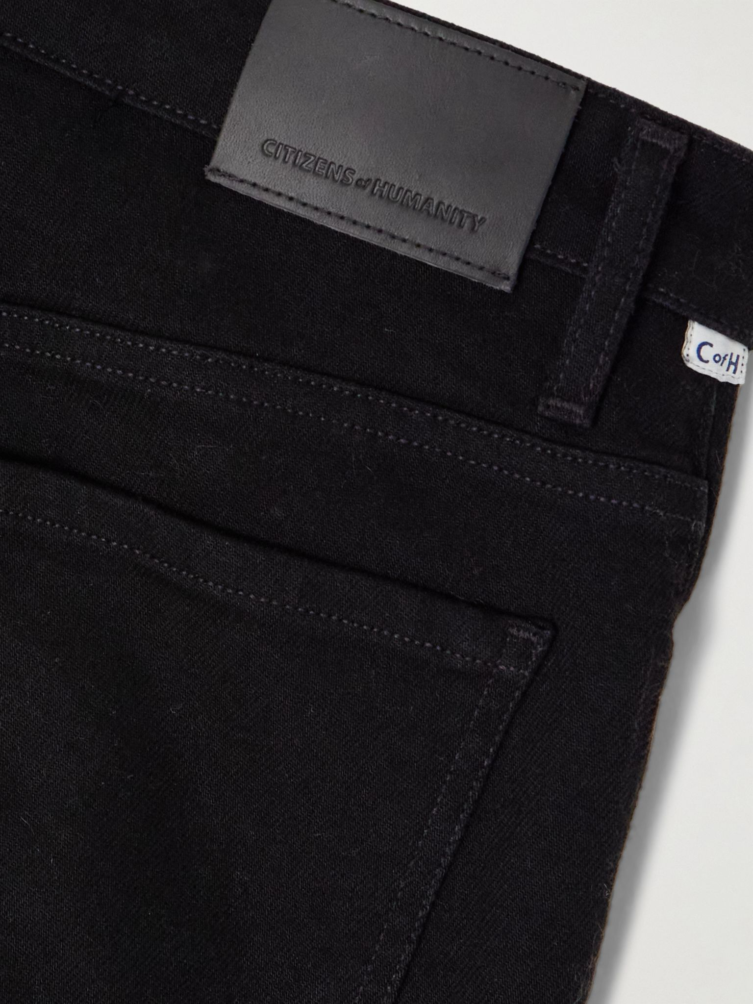 Zurie high-rise straight-leg jeans Black - 6