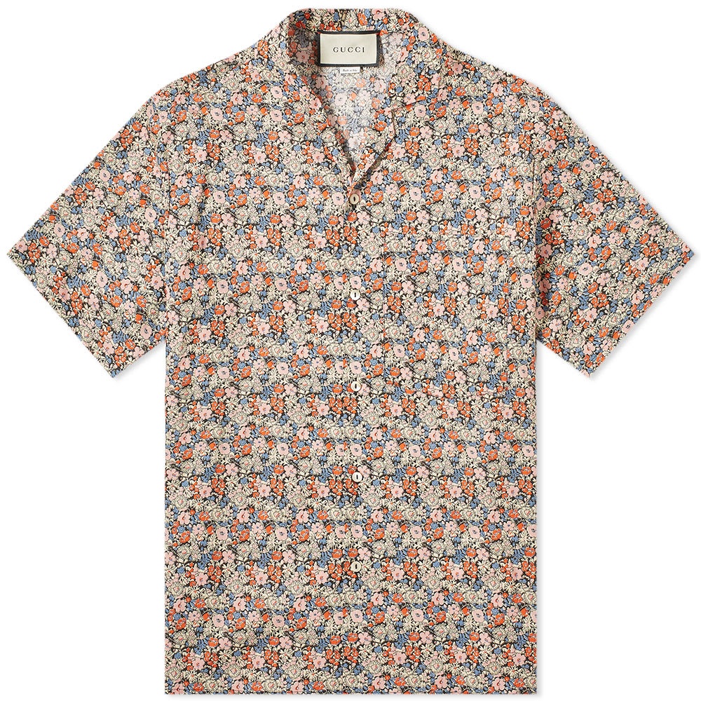 Gucci Liberty Back Logo Vacation Shirt - 1