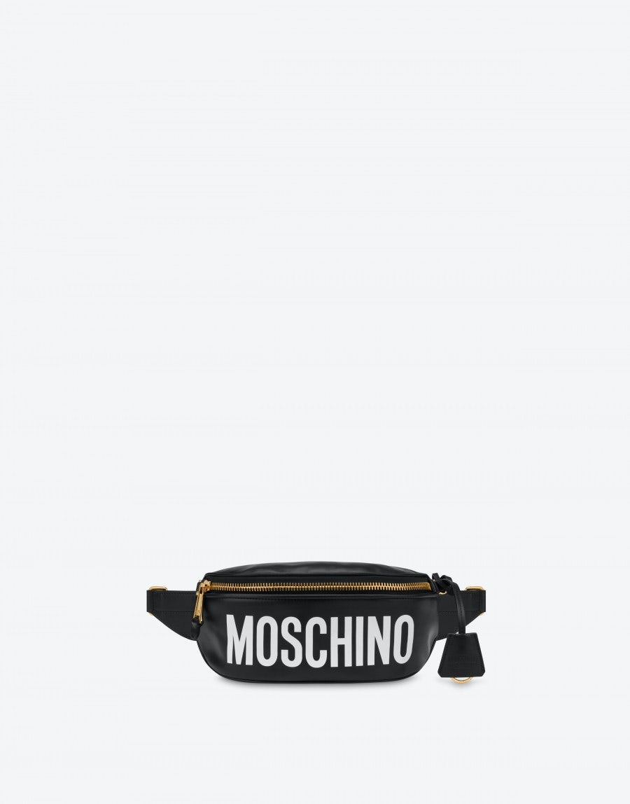 CALFSKIN BELT BAG WITH LOGO 1