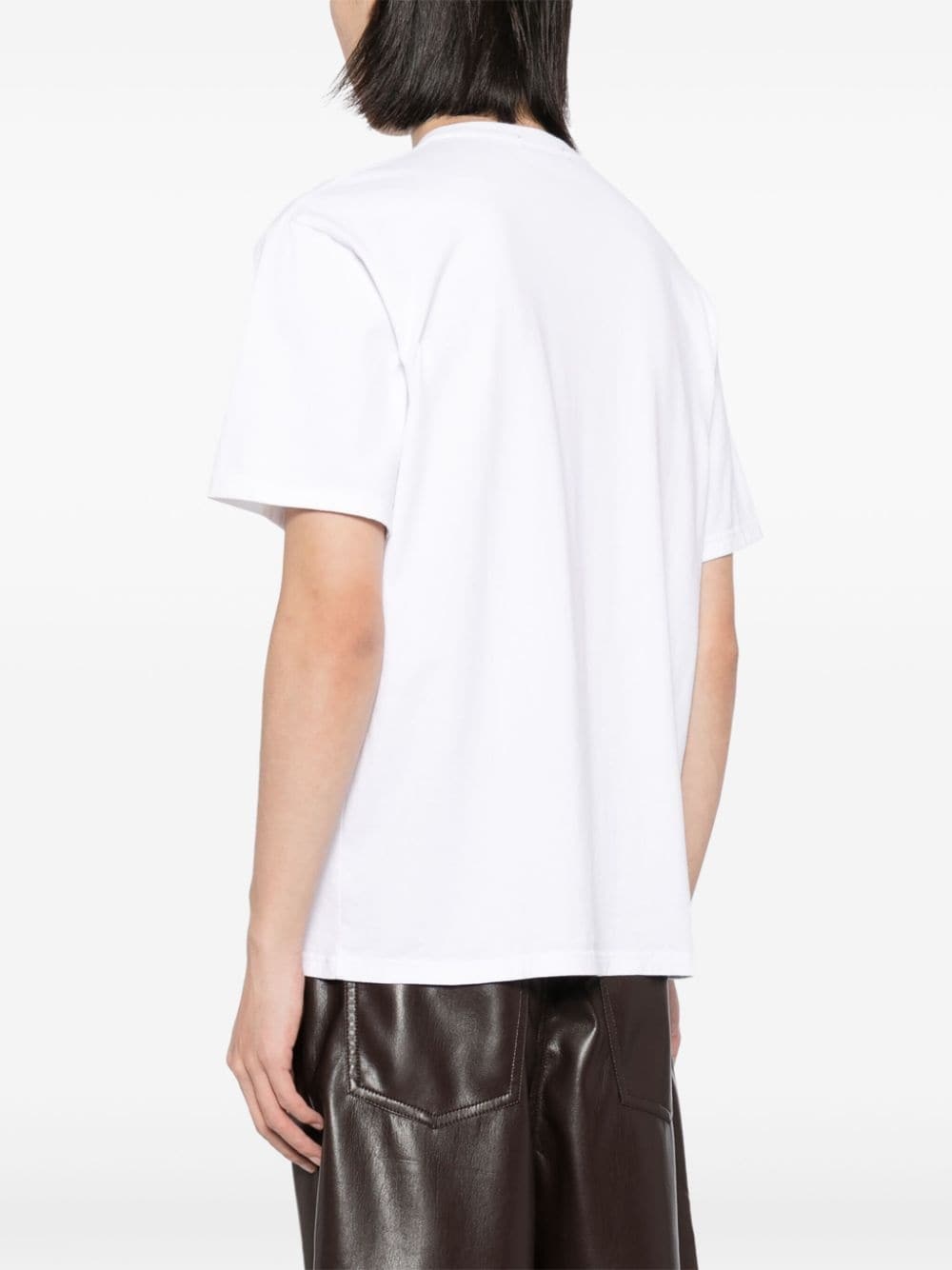 logo-print cotton T-shirt - 4