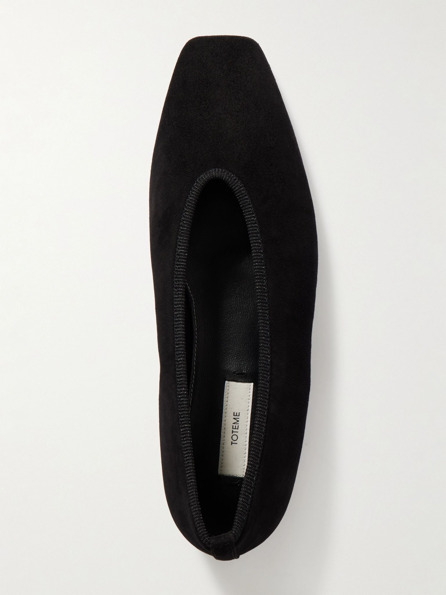 The Minimalist suede ballet flats Black - 5
