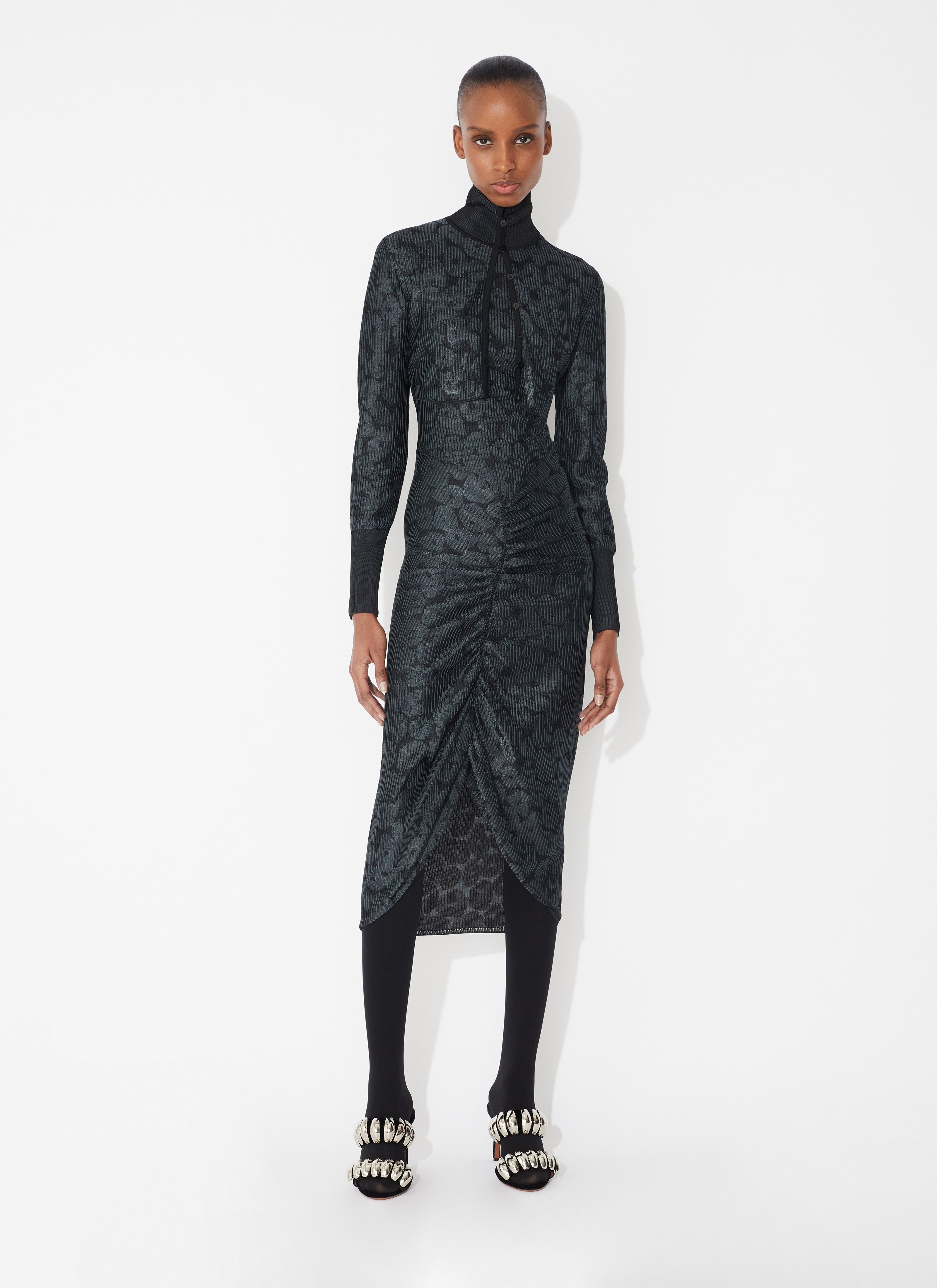 JACQUARD CRINOLINE CARDIGAN - 2