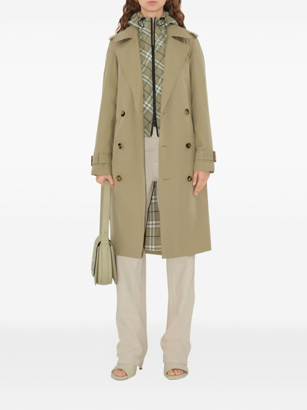 long-length trench coat - 3