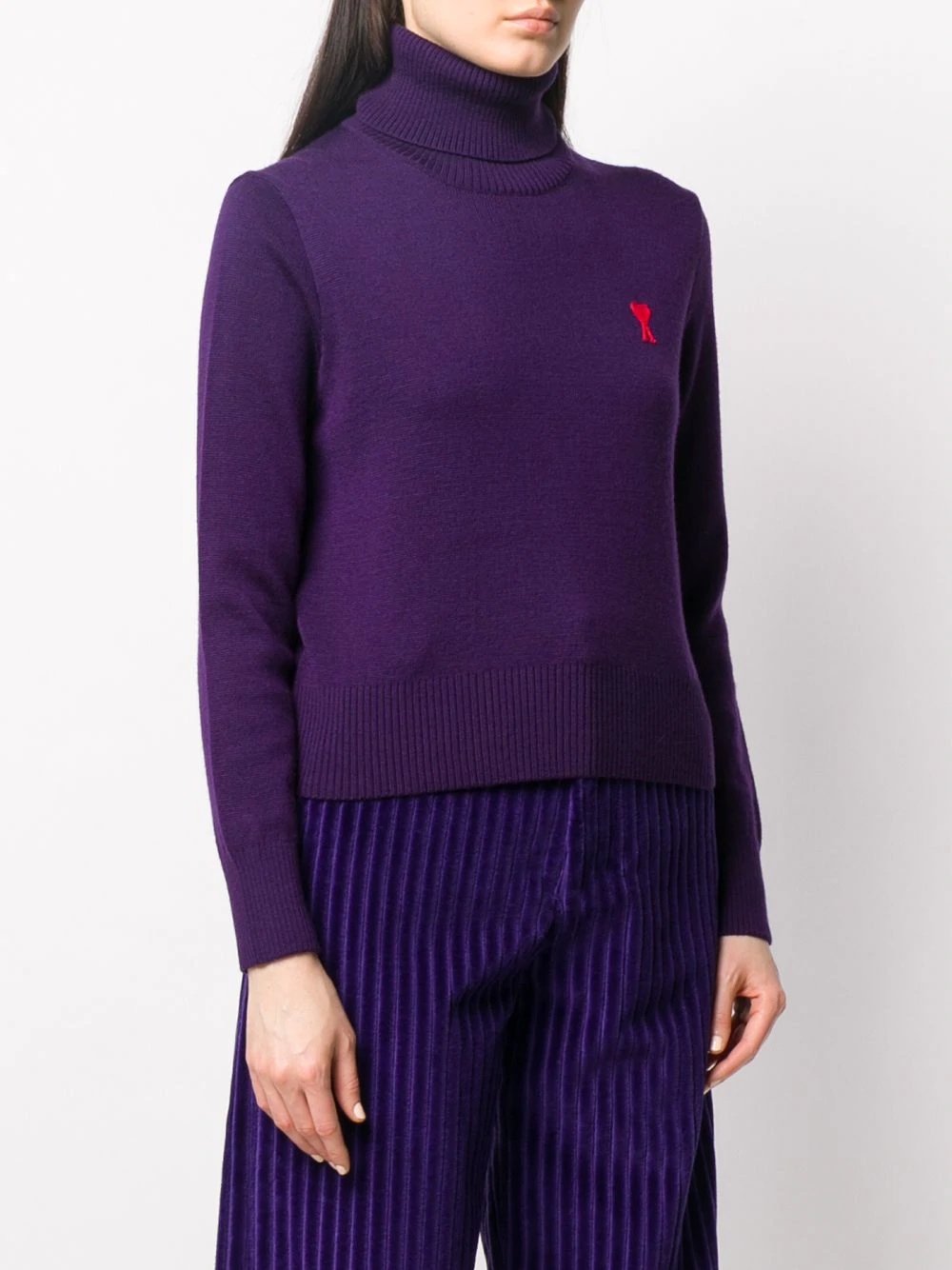 Ami de Coeur turtleneck jumper - 3