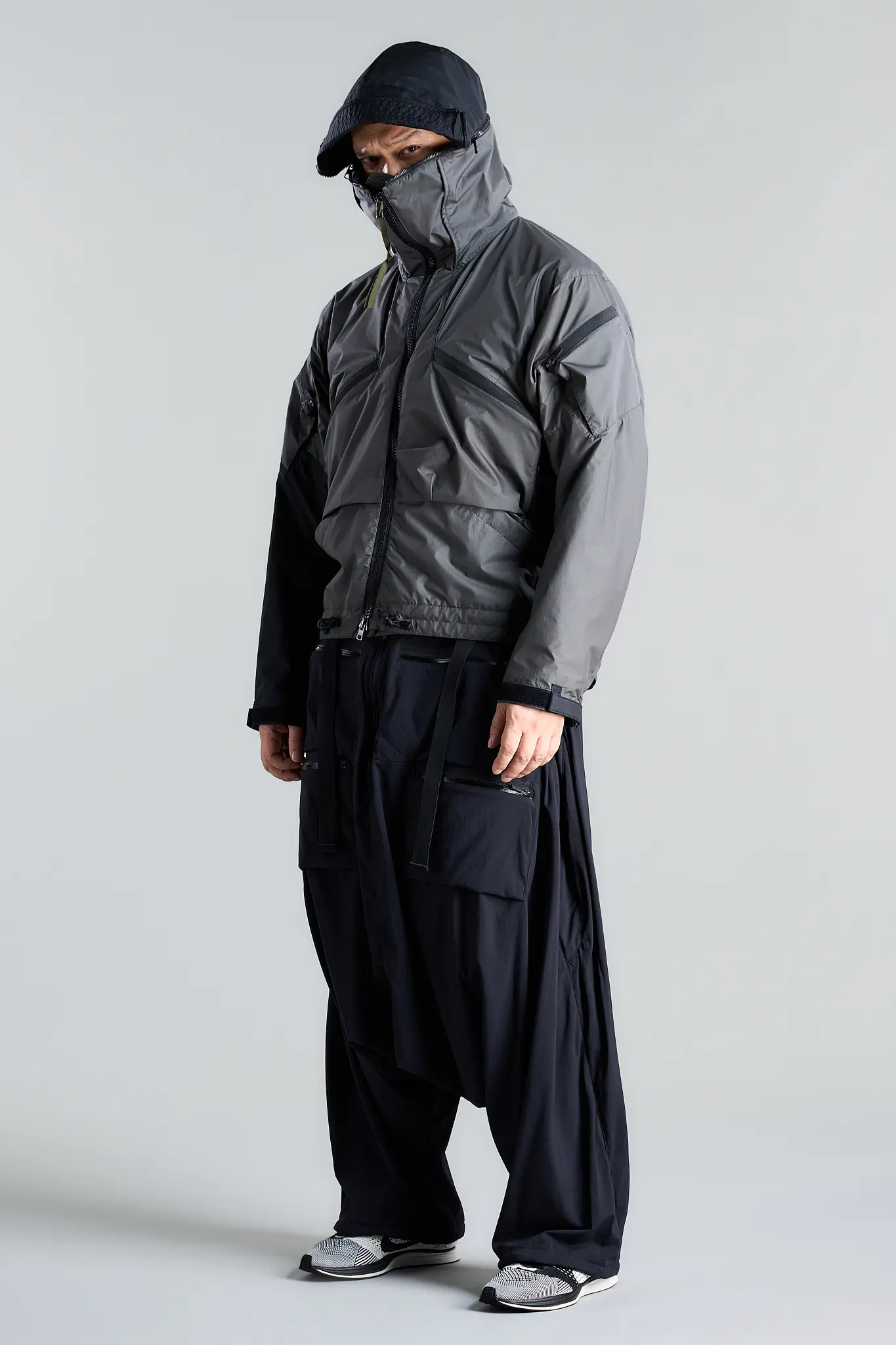 J104U-WS 2L Windstopper® Jacket Gray/Black - 7