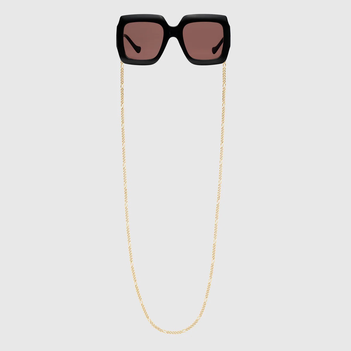 Rectangular sunglasses with chain - 3