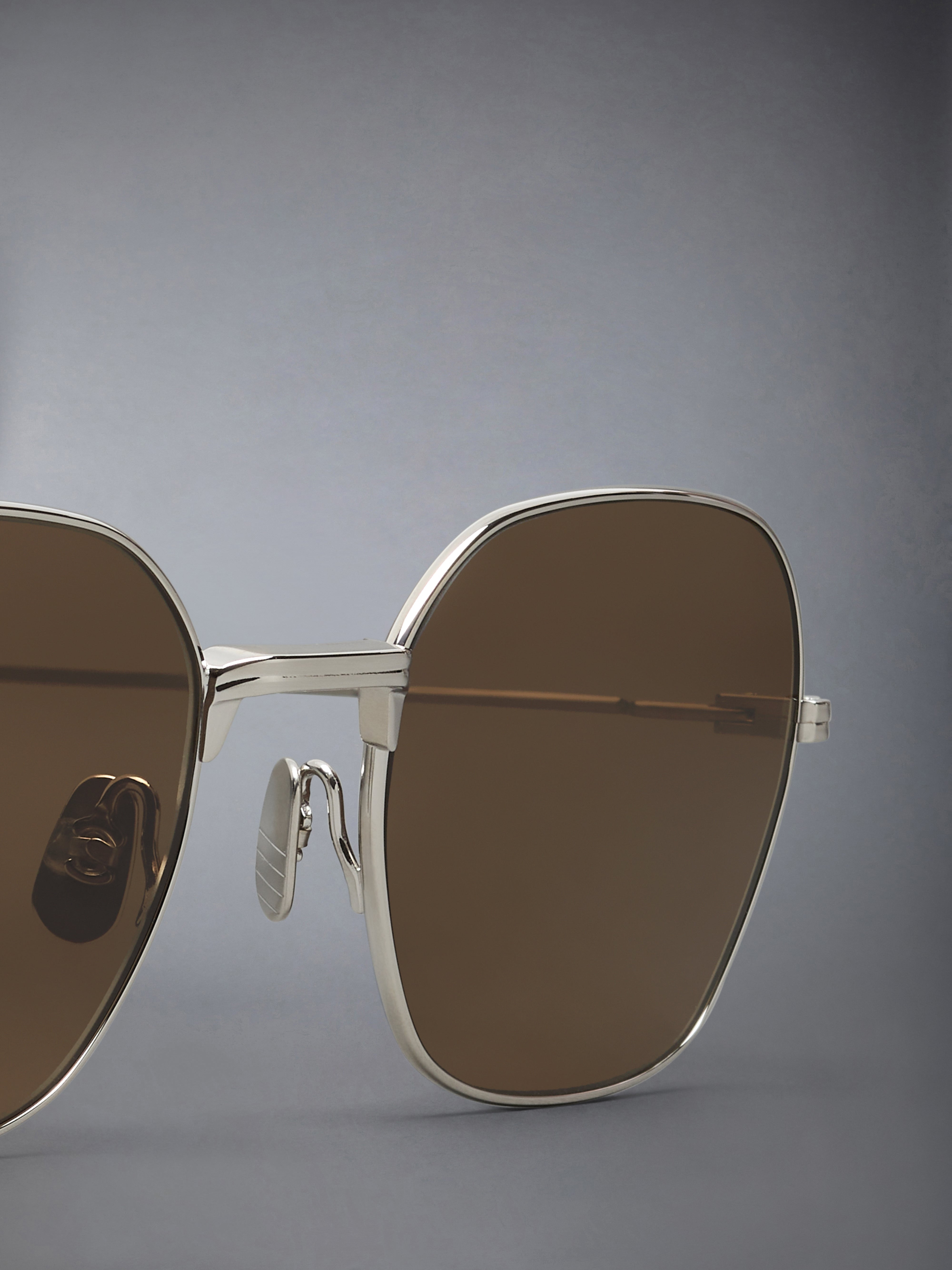TITANIUM RECTANGULAR SUNGLASSES - 3
