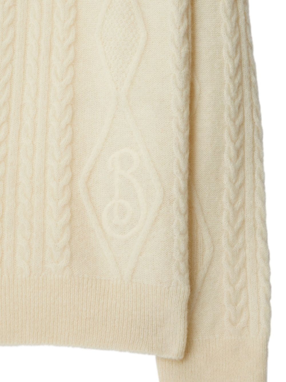 Aran-knit polo shirt - 5
