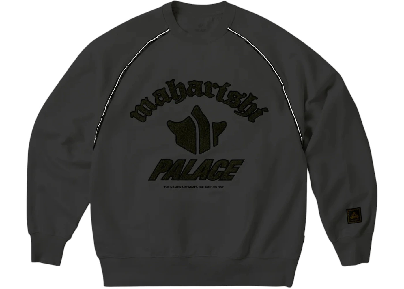 Palace Maharishi Temple Crew Stone White - 3