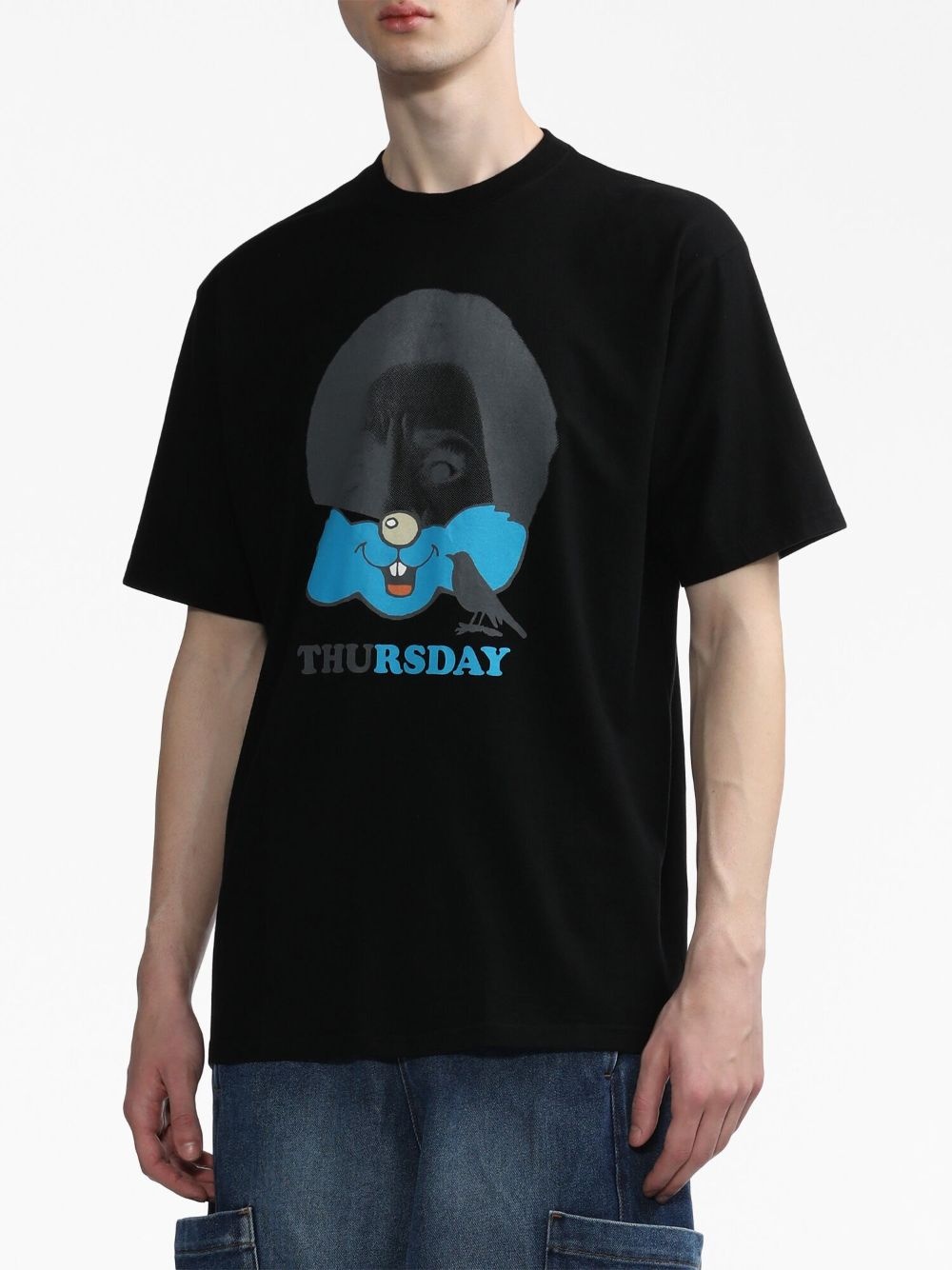 graphic-print cotton T-shirt - 3
