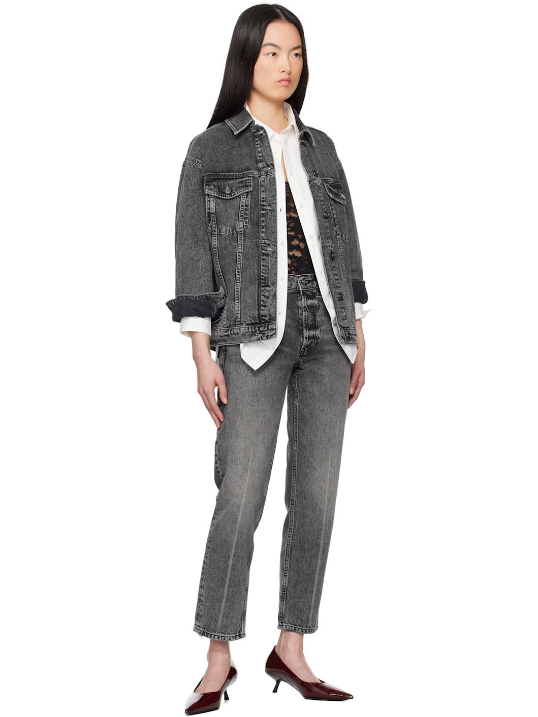 Gray Rory Denim Jacket - 4