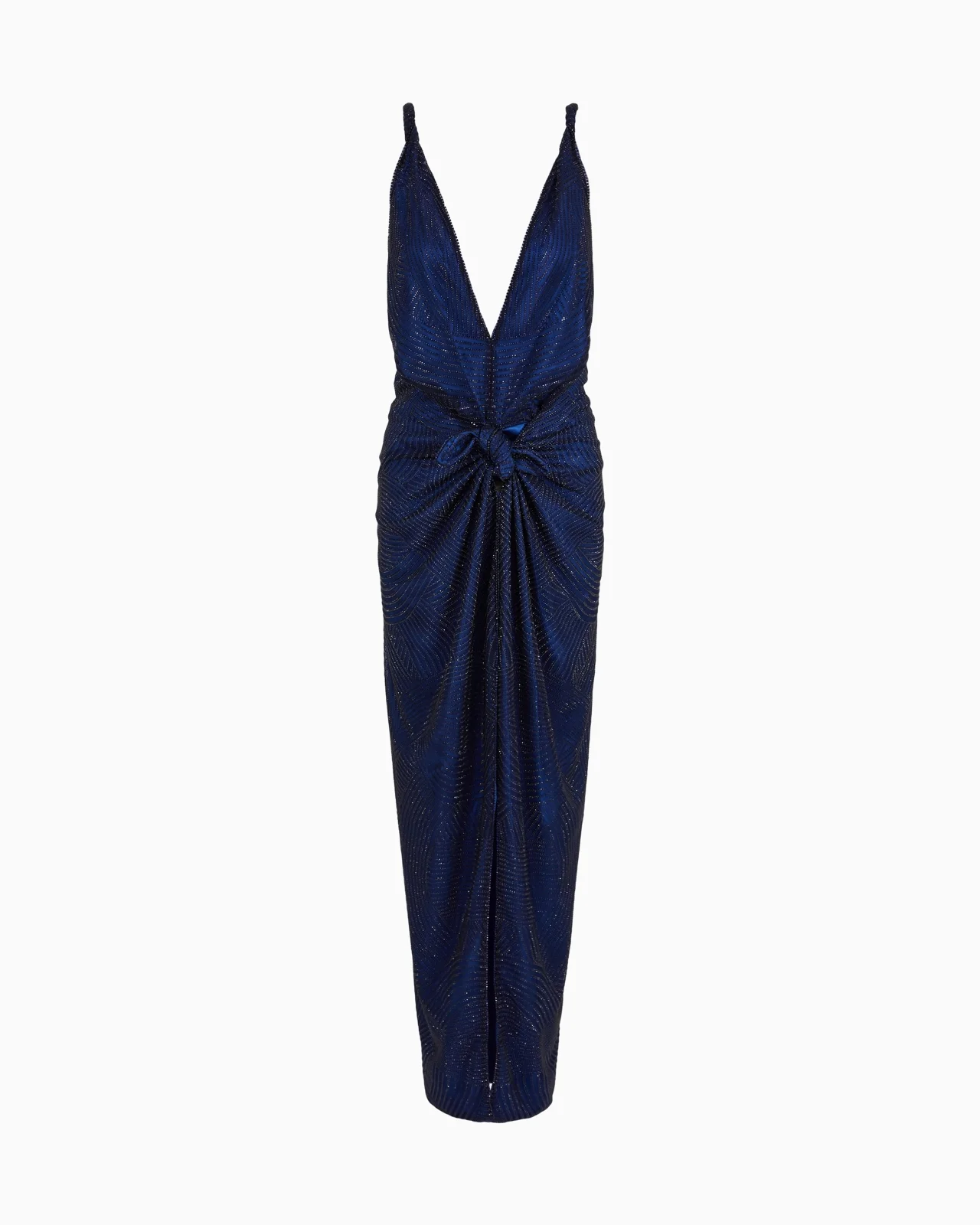 Embroidered long dress - 1