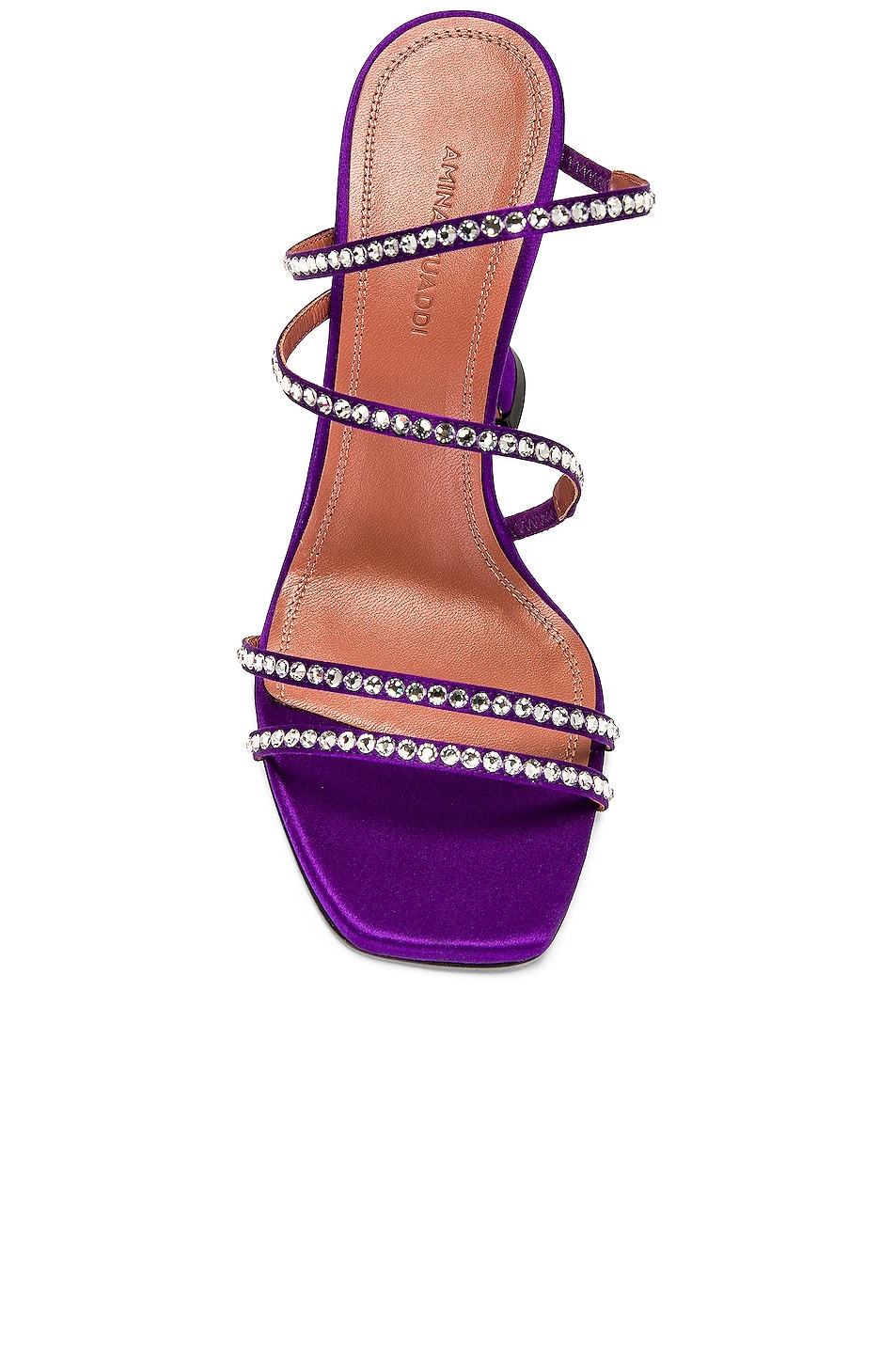 Naima Crystal Satin Mule - 4