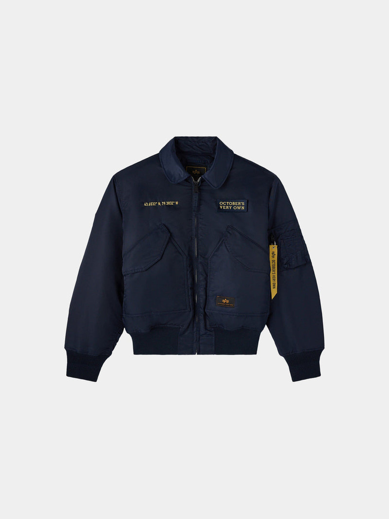 OVO x ALPHA CWU 45/P BOMBER JACKET 1