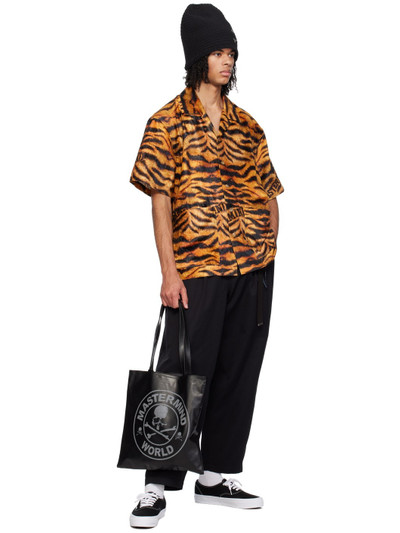 MASTERMIND WORLD Black & Orange Tiger Shirt outlook