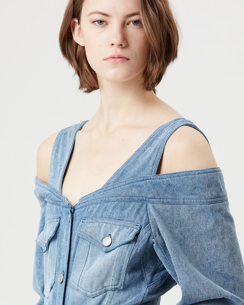 PELONA DENIM MINI DRESS - 3