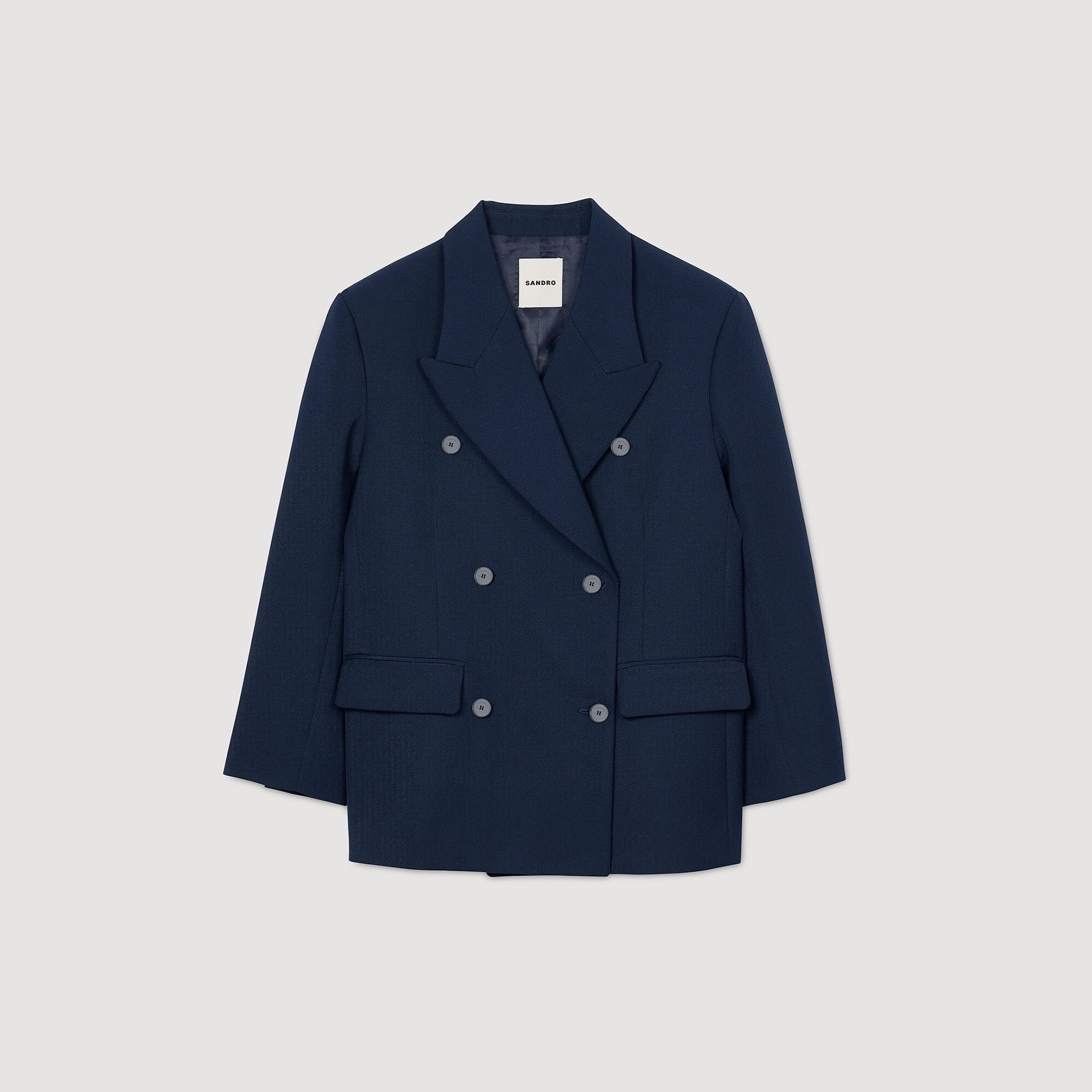 WOOL BLEND SUIT JACKET - 6