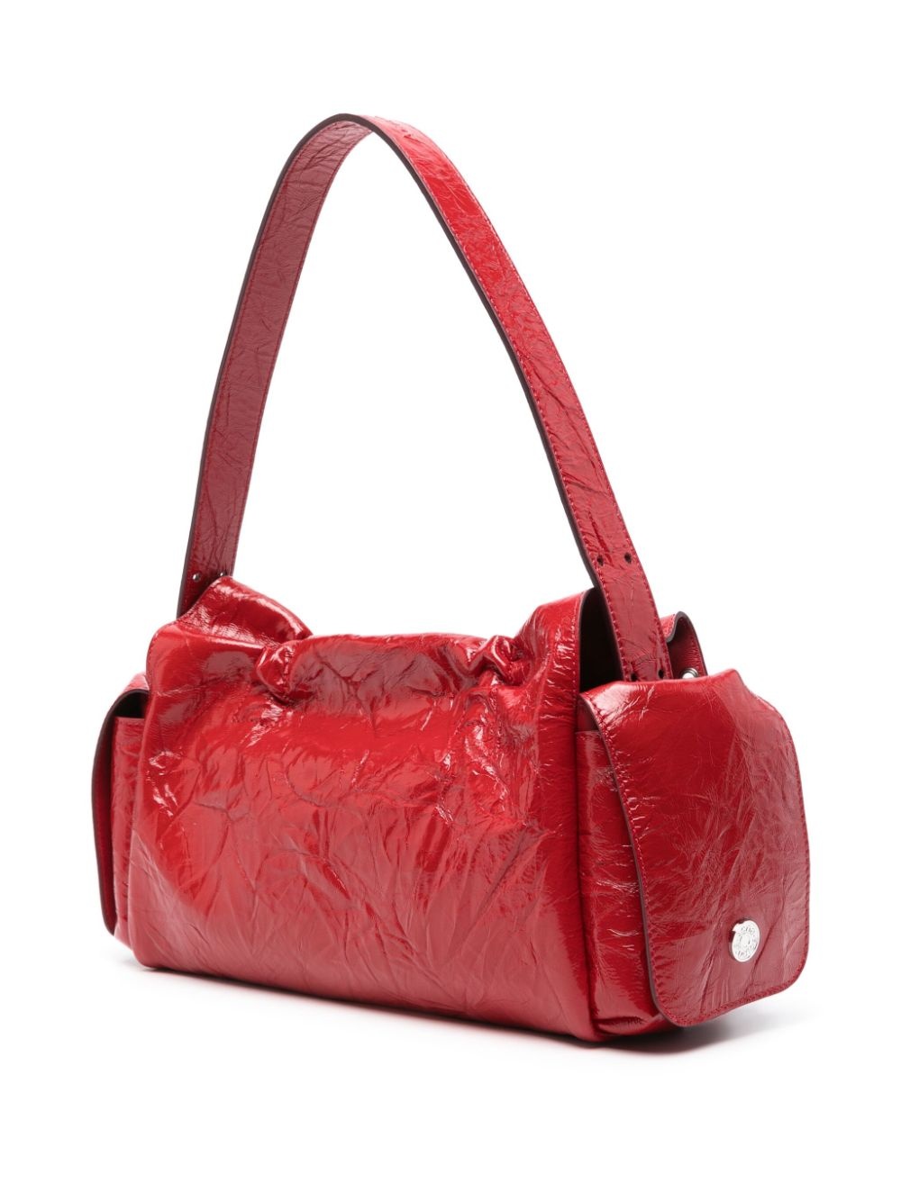 crinkled shoulder bag - 3