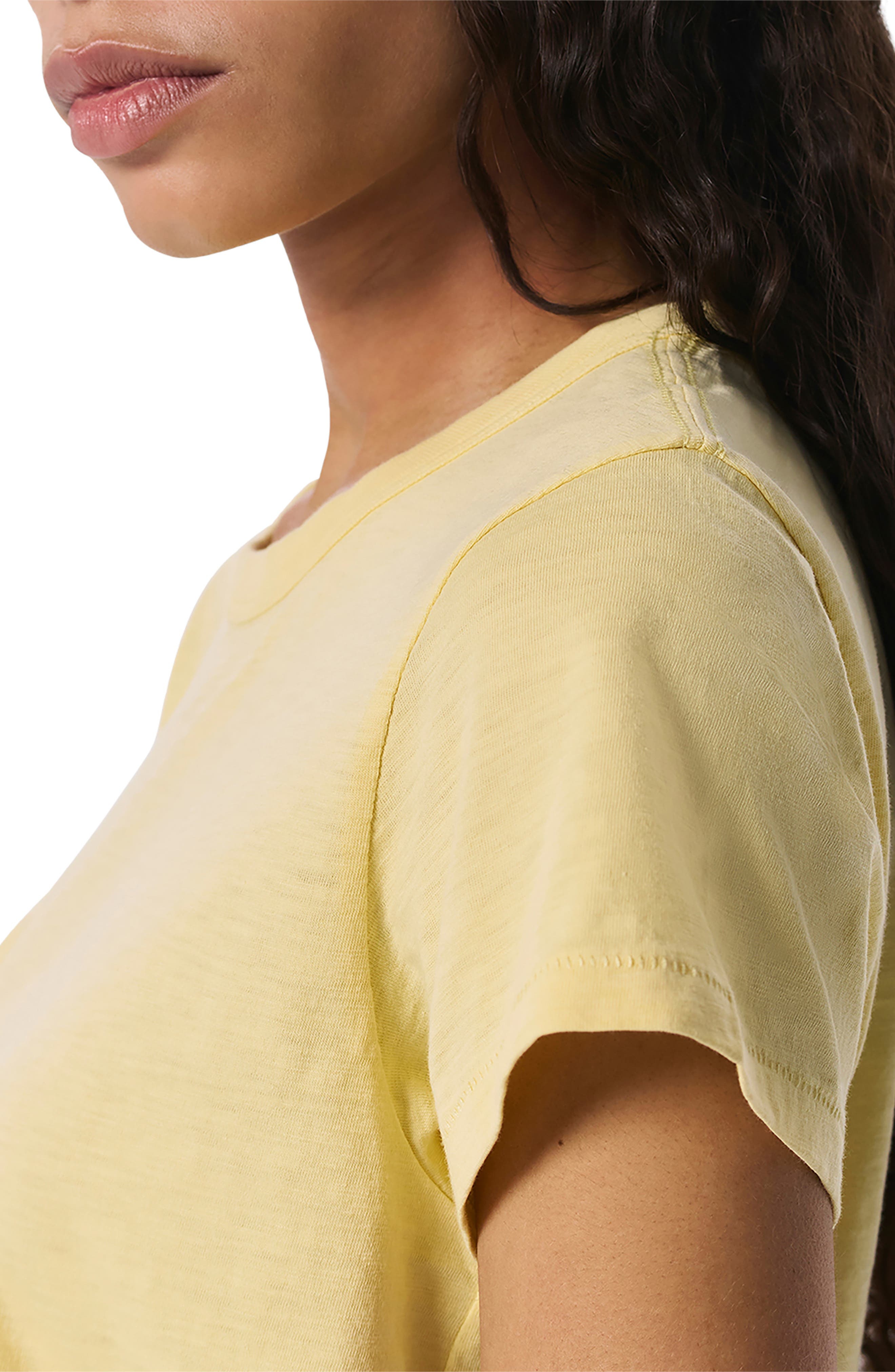 rag & bone The Slub Organic Pima Cotton T-Shirt in Sunlt at Nordstrom - 3