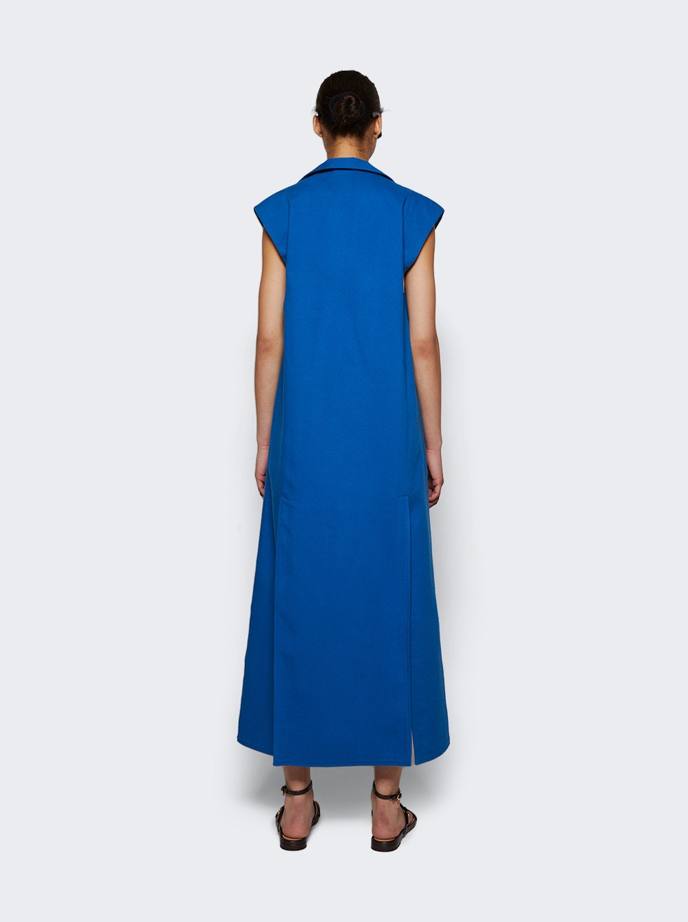 The Elongated Vest Yves Blue - 5