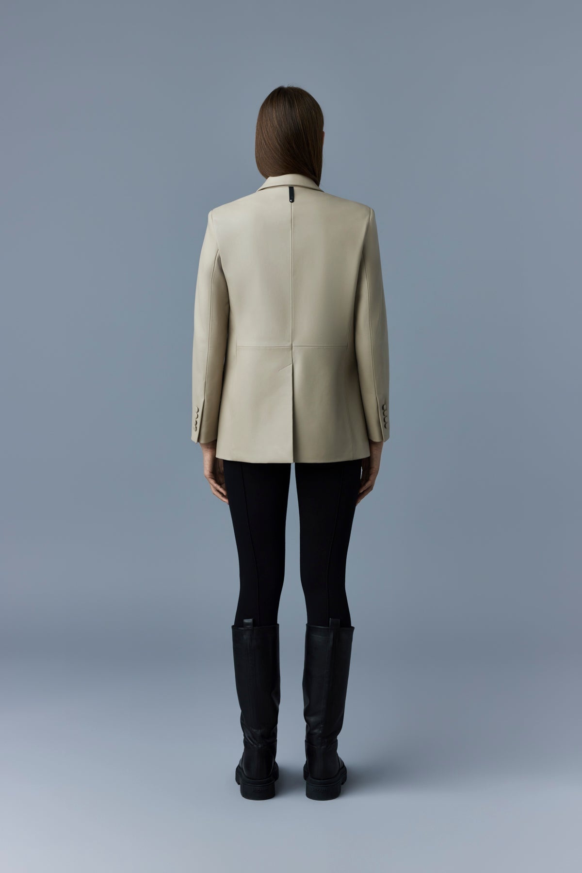 CAPRICE Lamb leather blazer - 4