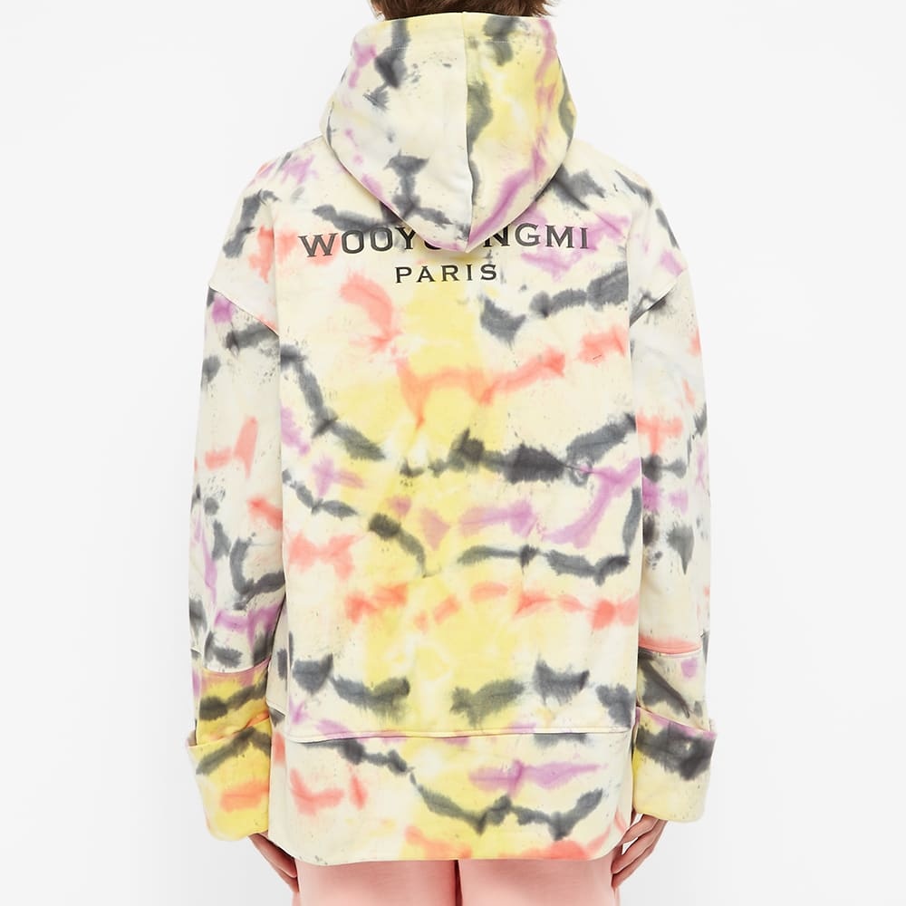 Wooyoungmi Tie Dye Back Logo Hoody - 5