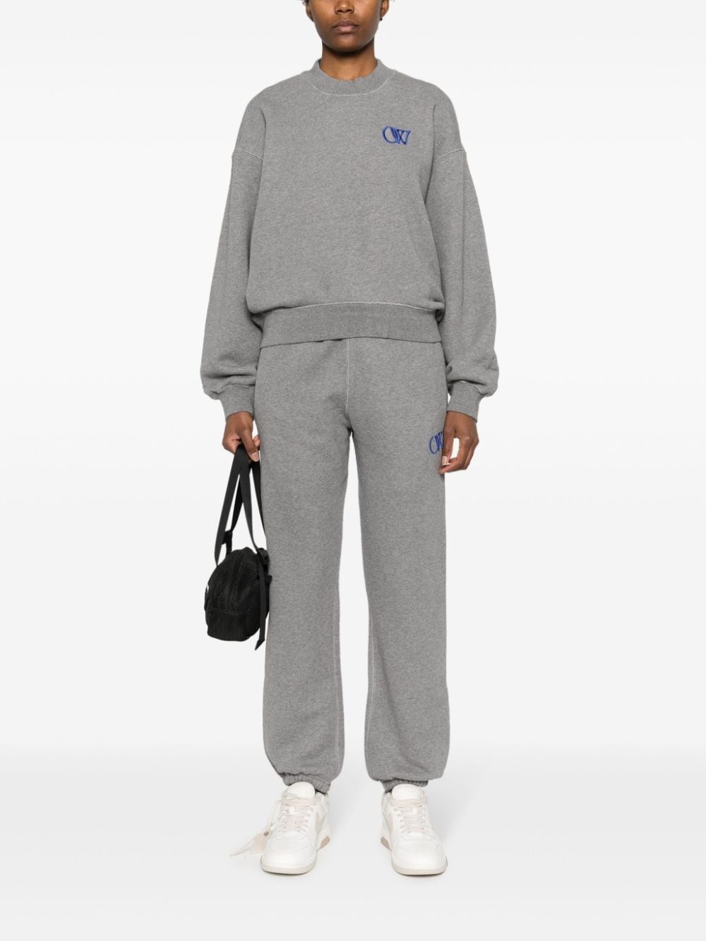 logo-embroidered track pants - 2