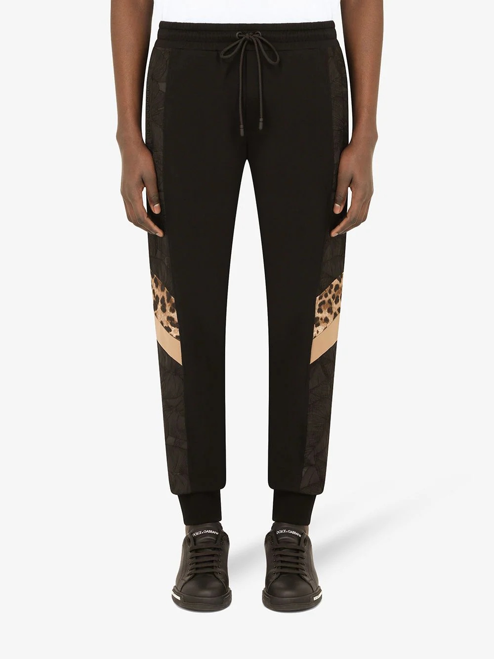 leopard print track pants - 3