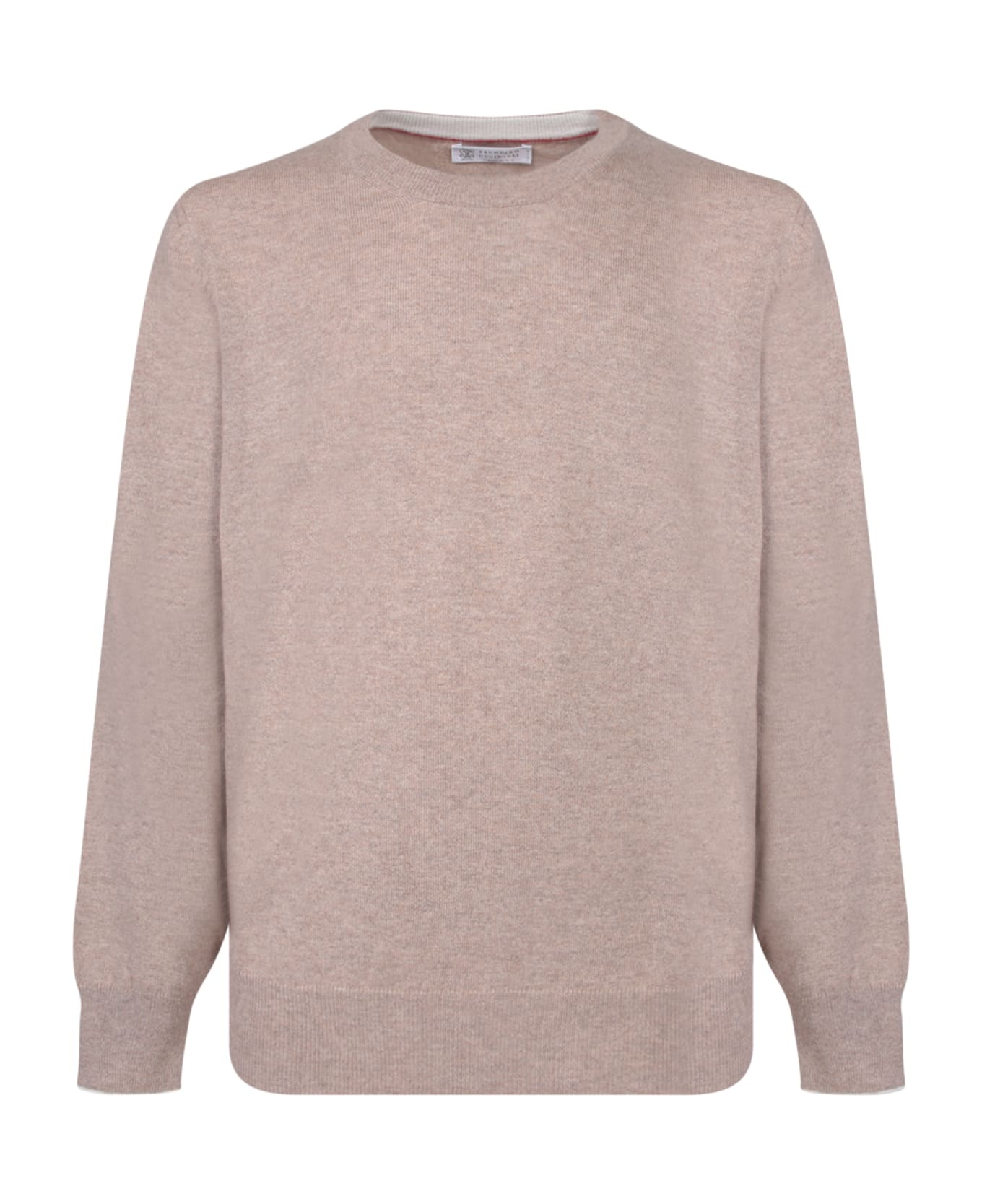 Taupe Cashmere Sweater - 1