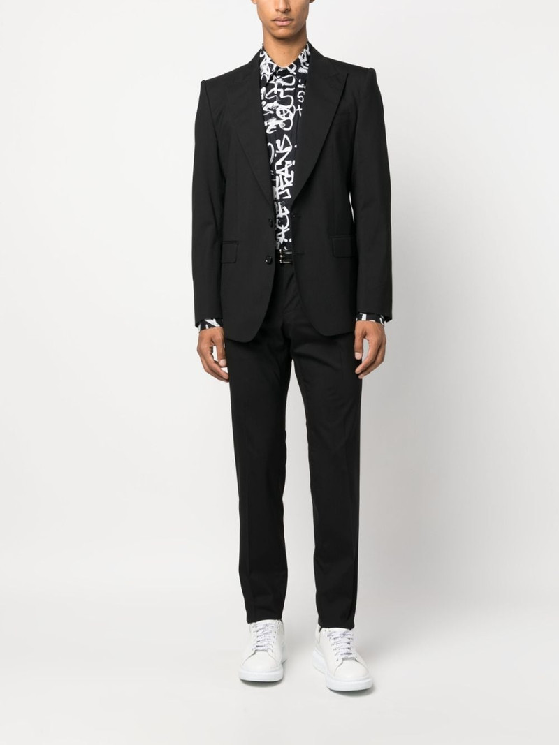 VERSACE JEANS COUTURE 로고 인쇄 면 셔츠 outlook