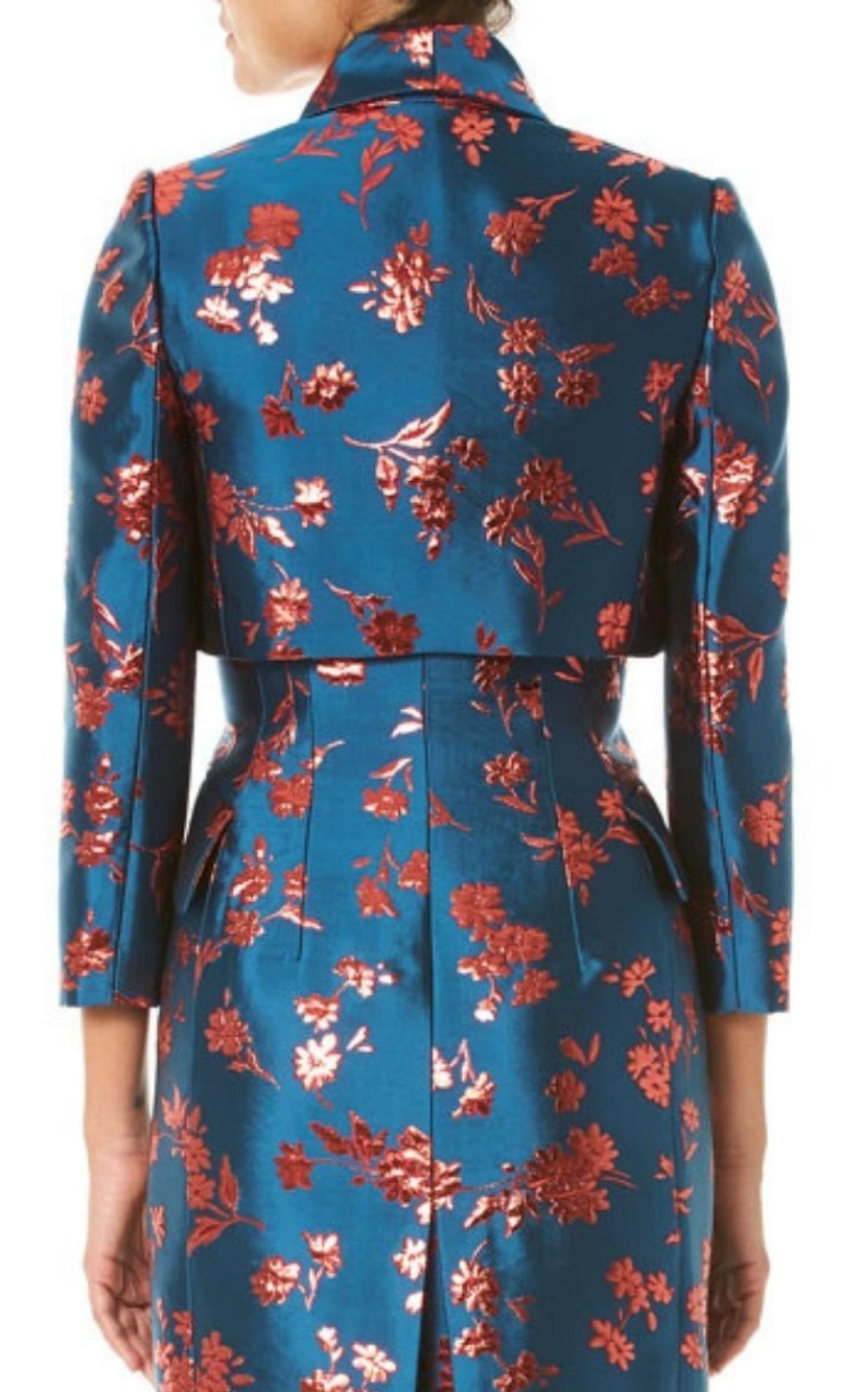Floral Cropped Bolero Jacket - 3